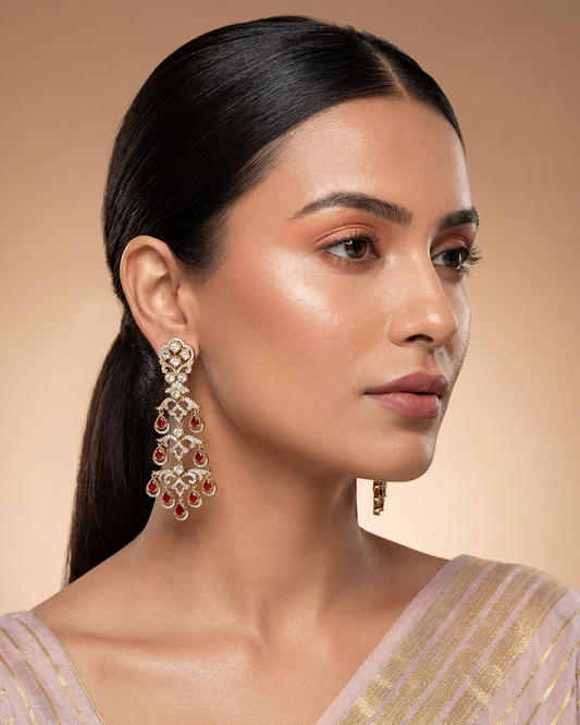 Sophia Victorian Moissanite Earring