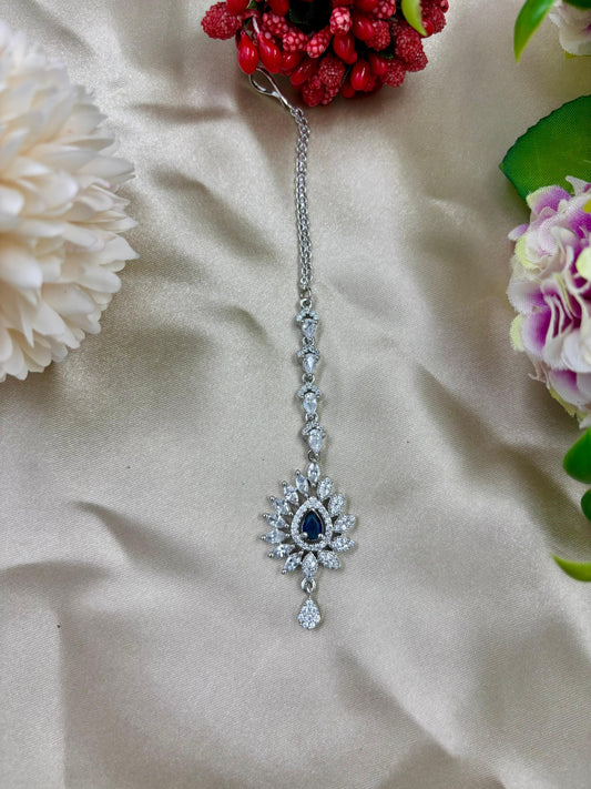 Rivah Floral American Diamond Tika