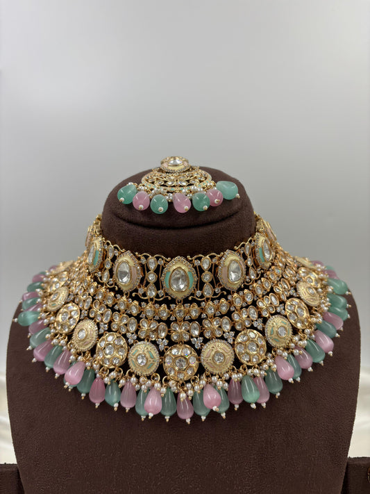 Heena Multicolor Bridal Necklace set