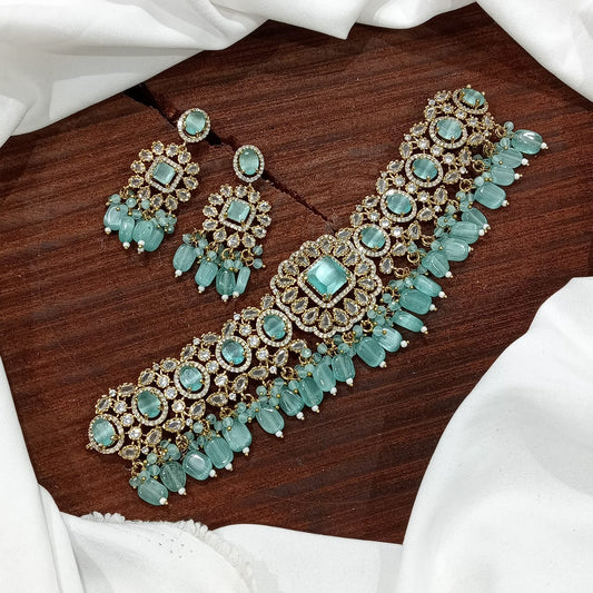 Tanvi Bold Elegance Victorian Necklace Set