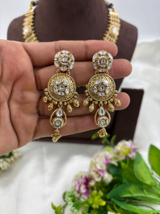 Mamta Premium Antique Necklace Set