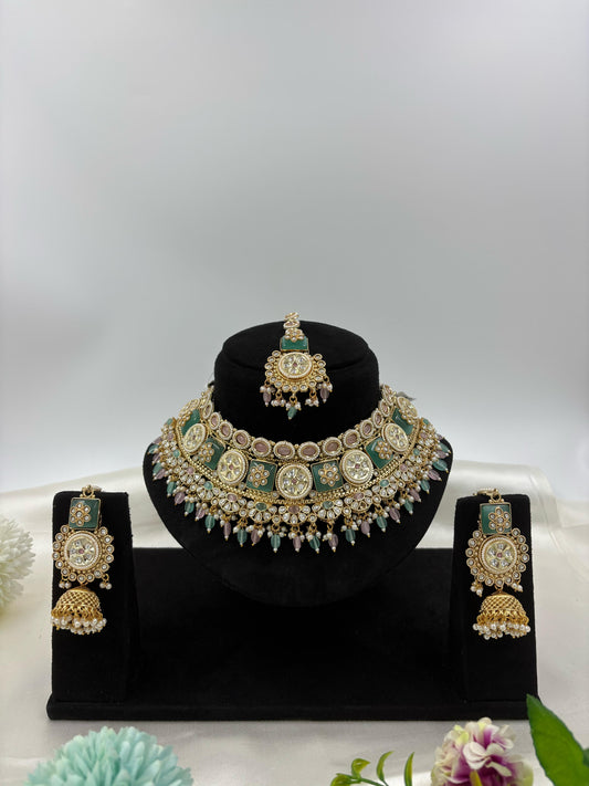 Ravina Premium Rajwadi Choker Set