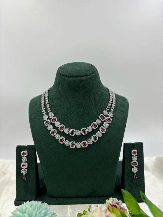 Fila Double Layer Necklace set