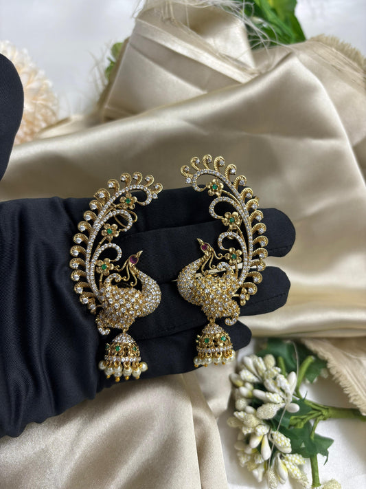 Keera Peacock Premium Earcuff