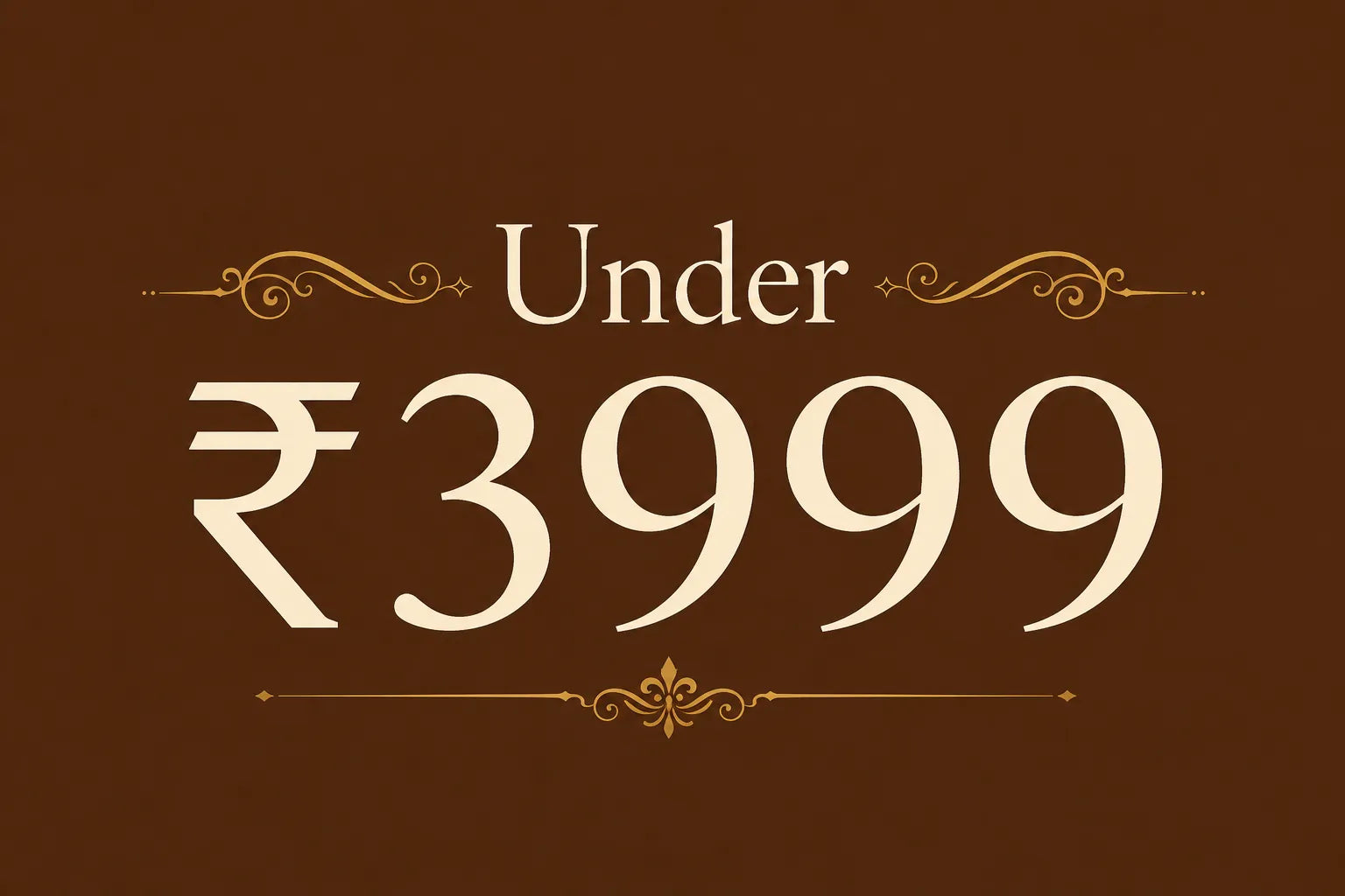 Under ₹3999