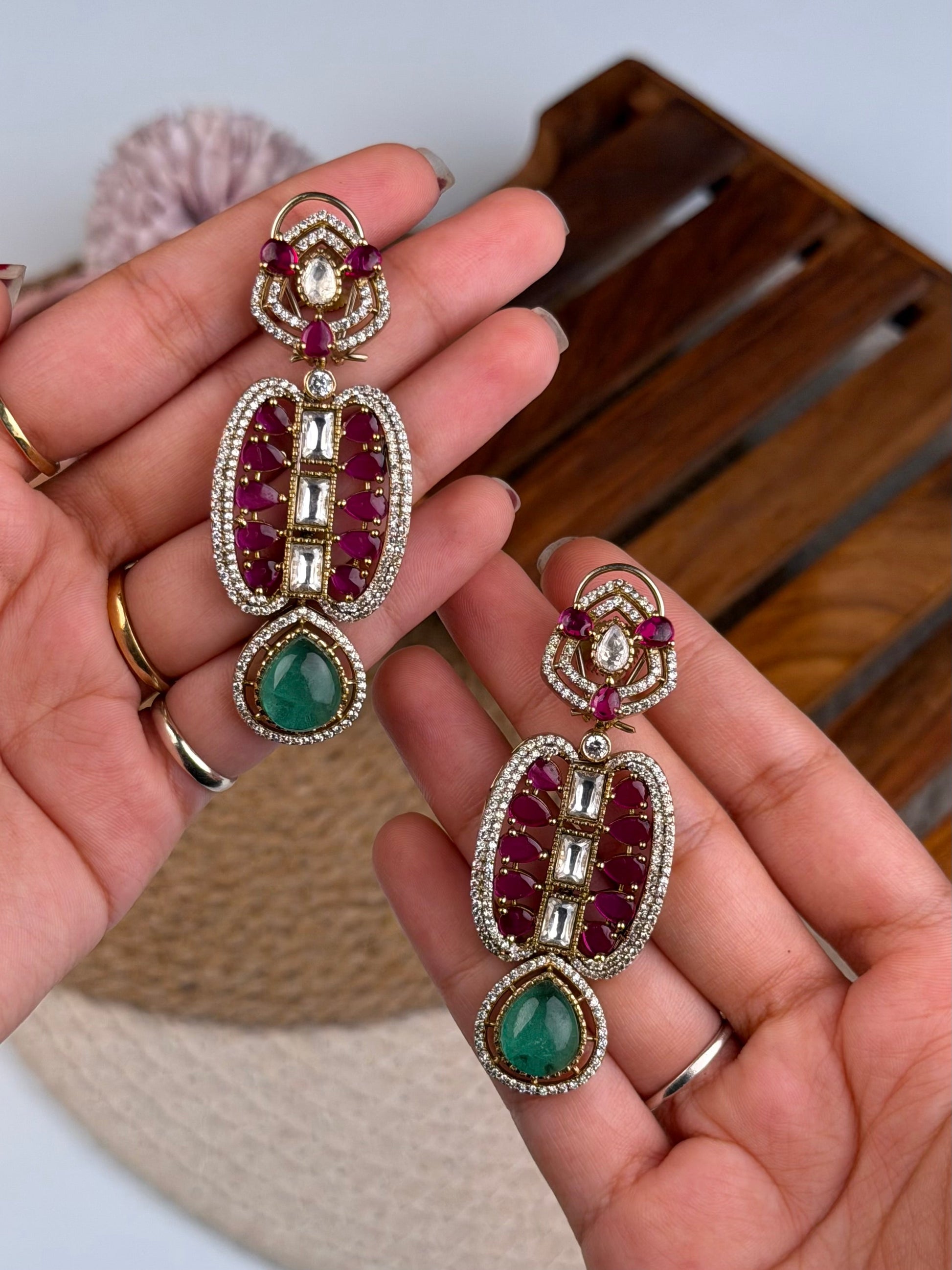 Rutzz Choker Necklace Set worn styled with traditional outfit
