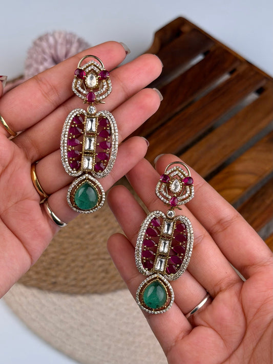 Rutzz Choker Necklace Set worn styled with traditional outfit