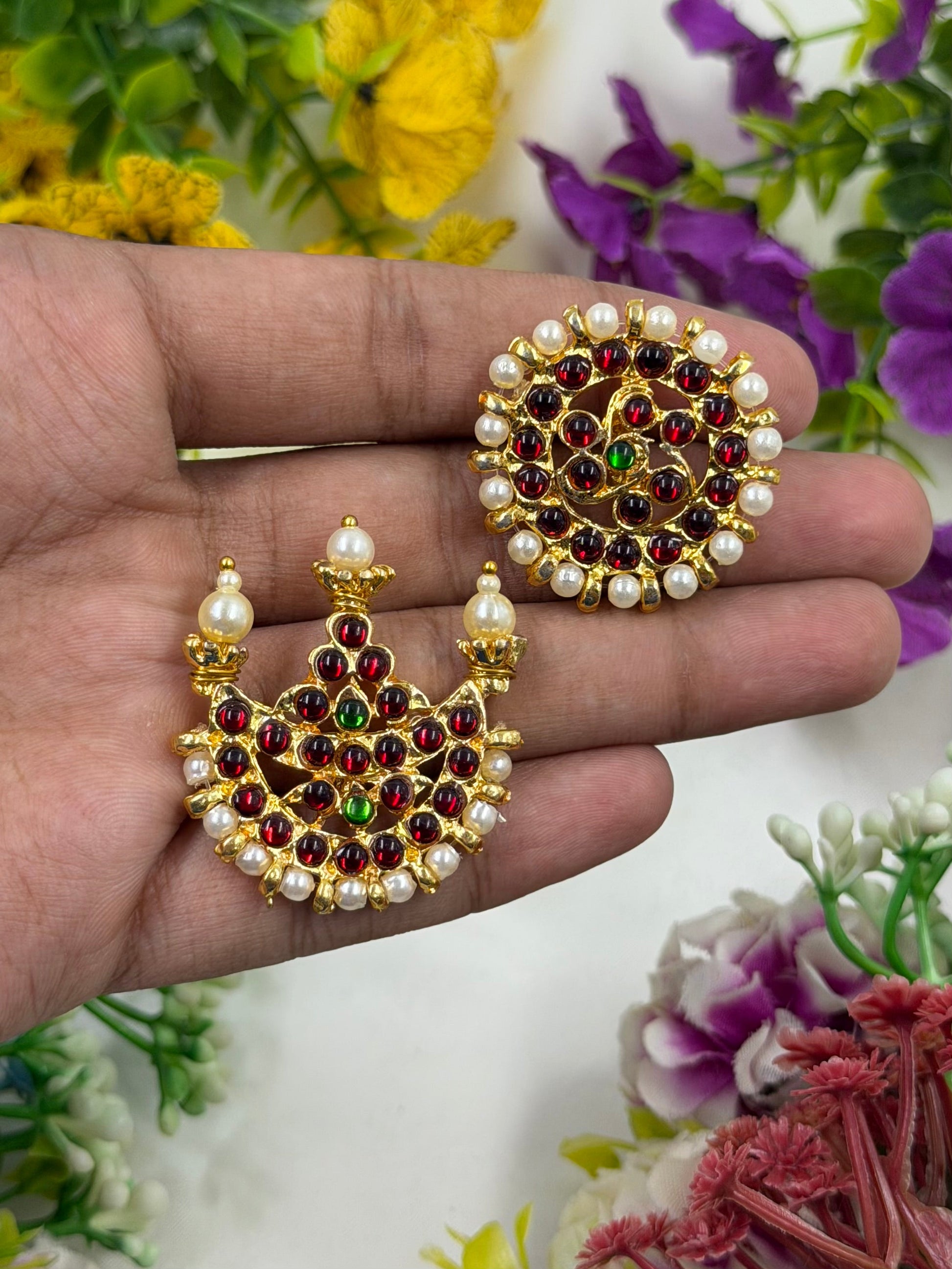 Kinjal Hair Pin worn styled with traditional outfit