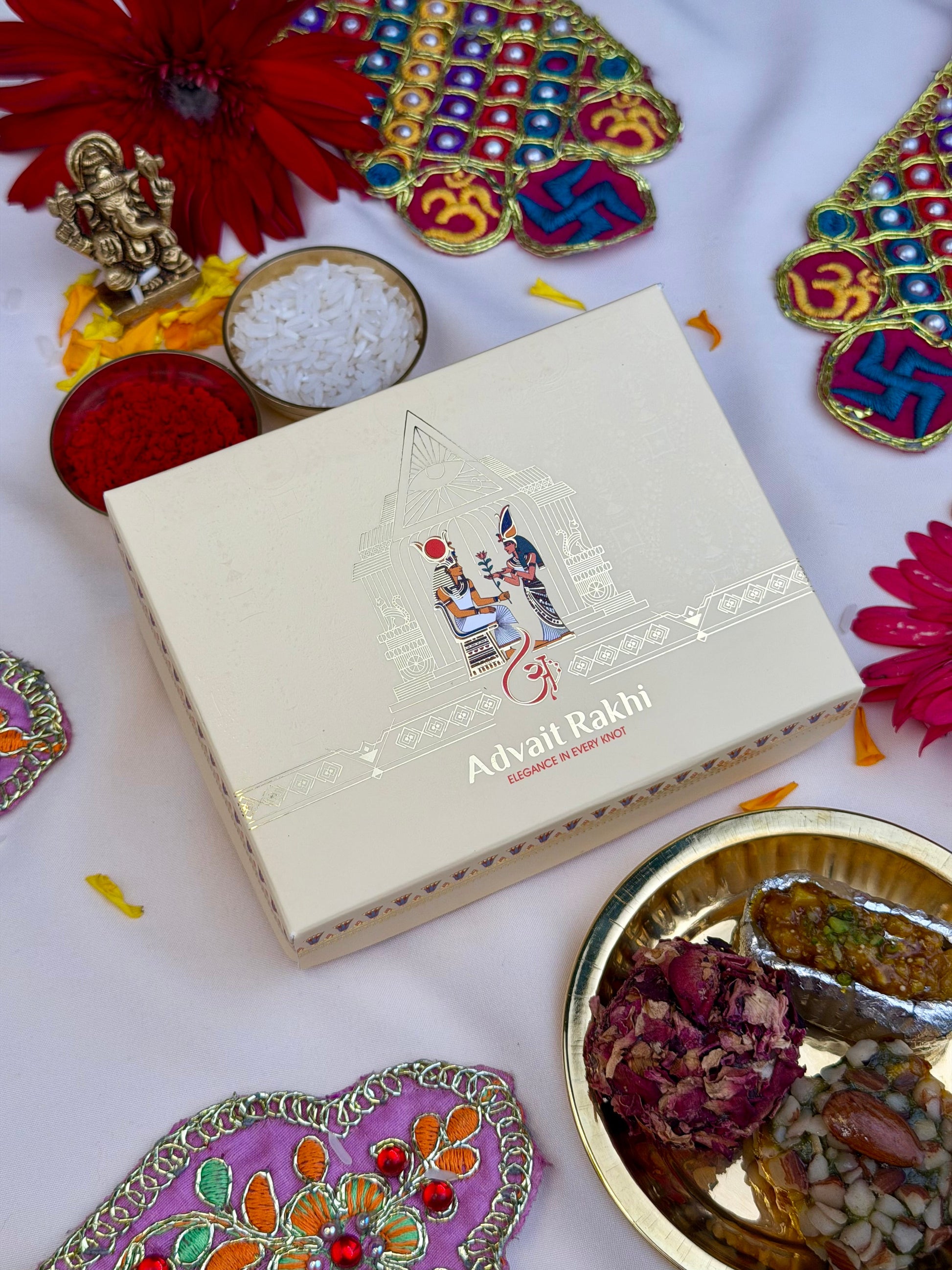 Premium Rakhi close-up view