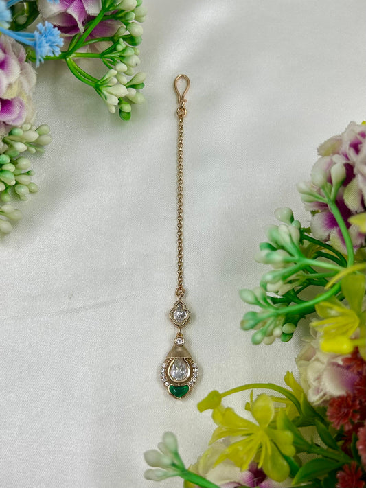 Disha Moissanite Mang Tika