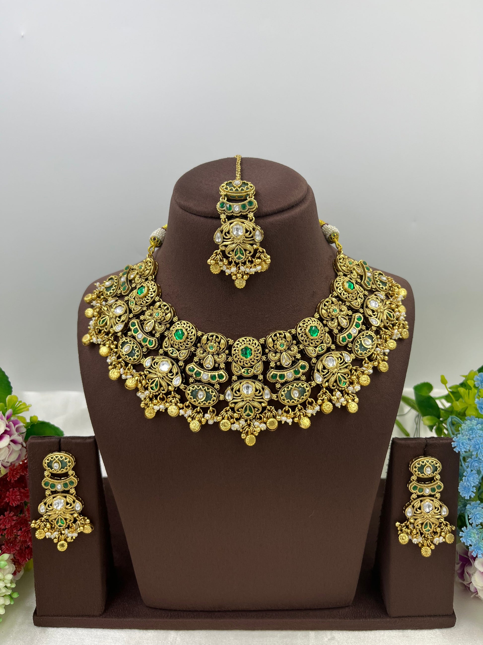 Noor Jewellery full product photo on plain background