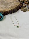 Minimal Chain Pendant close-up view