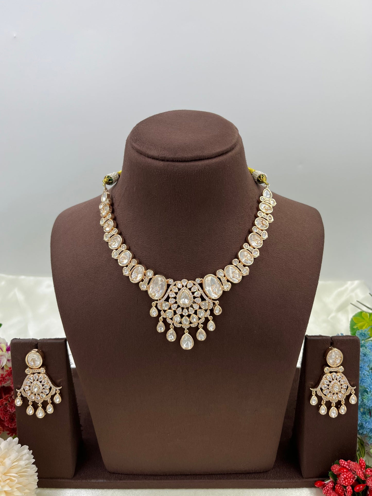 Picaso Moissanite Kundan Necklace
