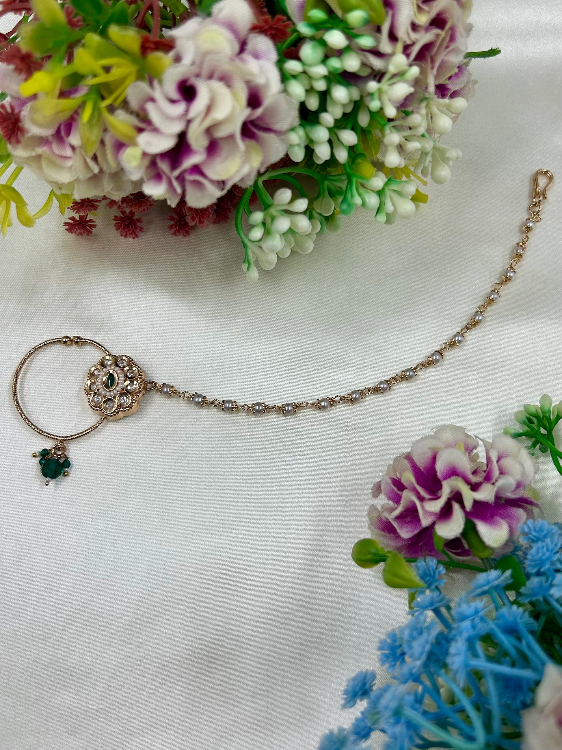 Ruchika Nose Ring close-up view