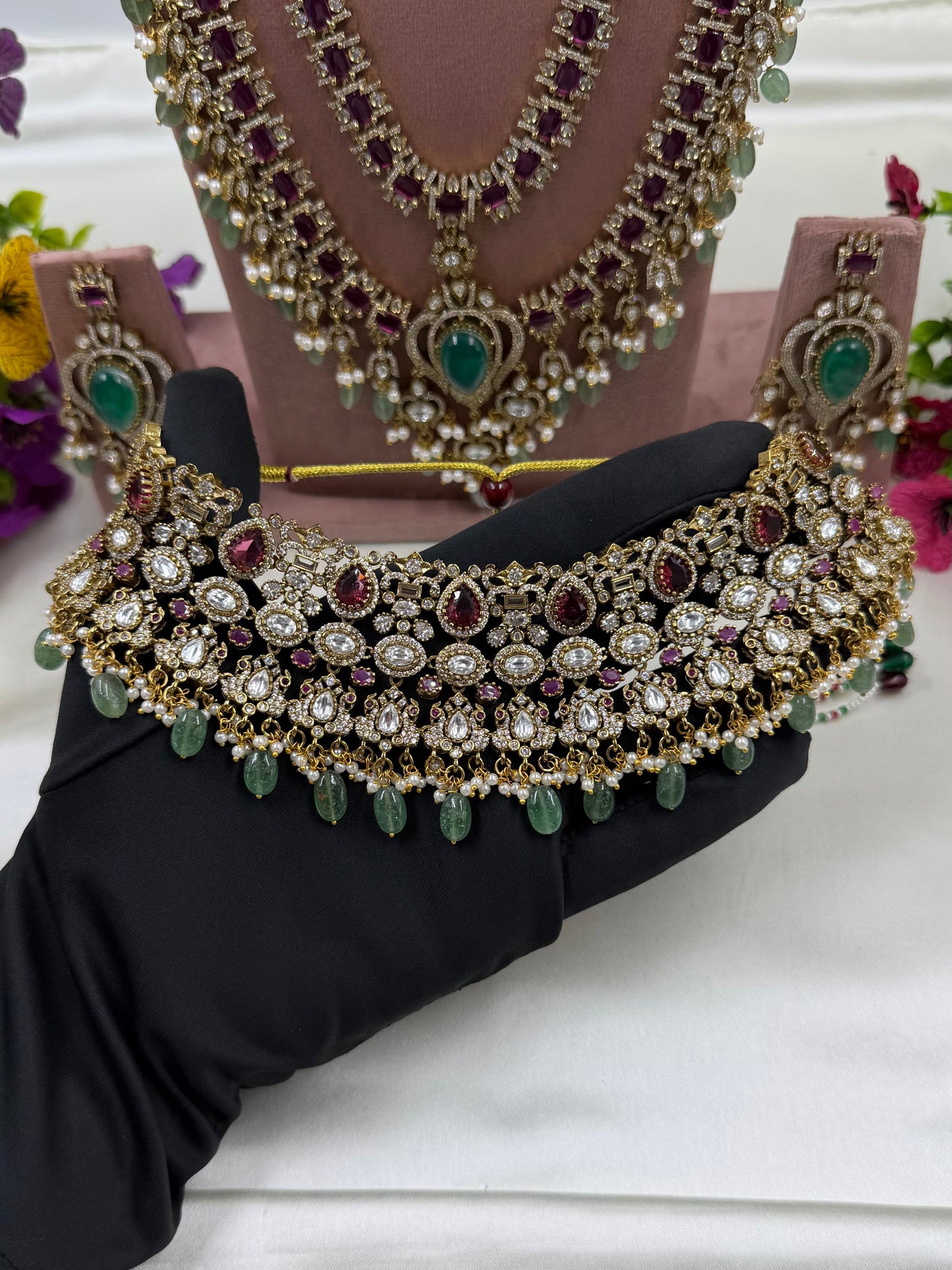 Varsha Victorian Traditional Premium Combo Set