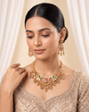 Unnati Heritage Necklace Set close-up view