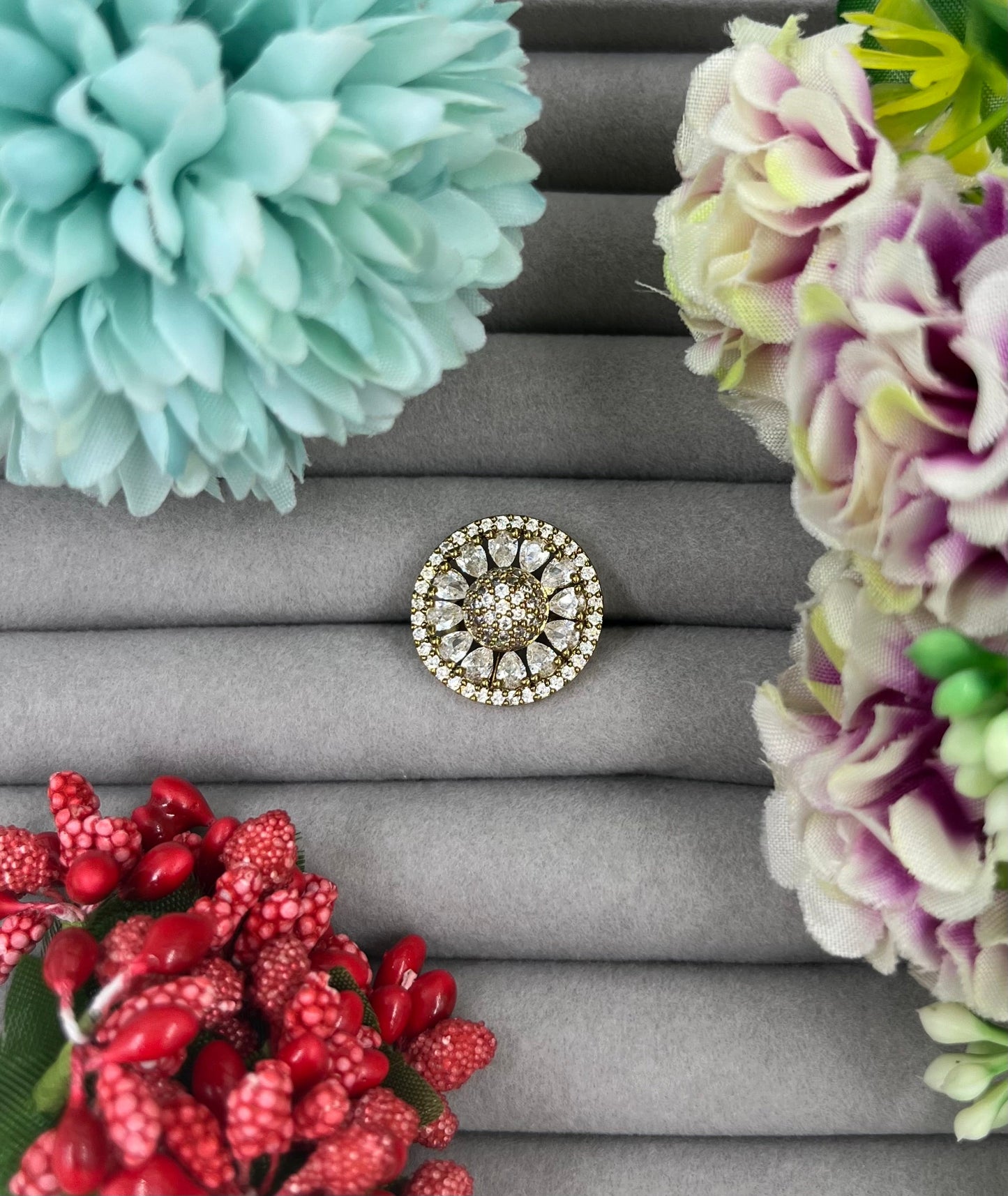 Flower Victorian Finger Ring