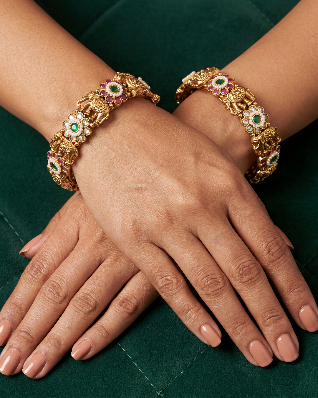 Disha Heritage Rajwadi Bangles [Openable]