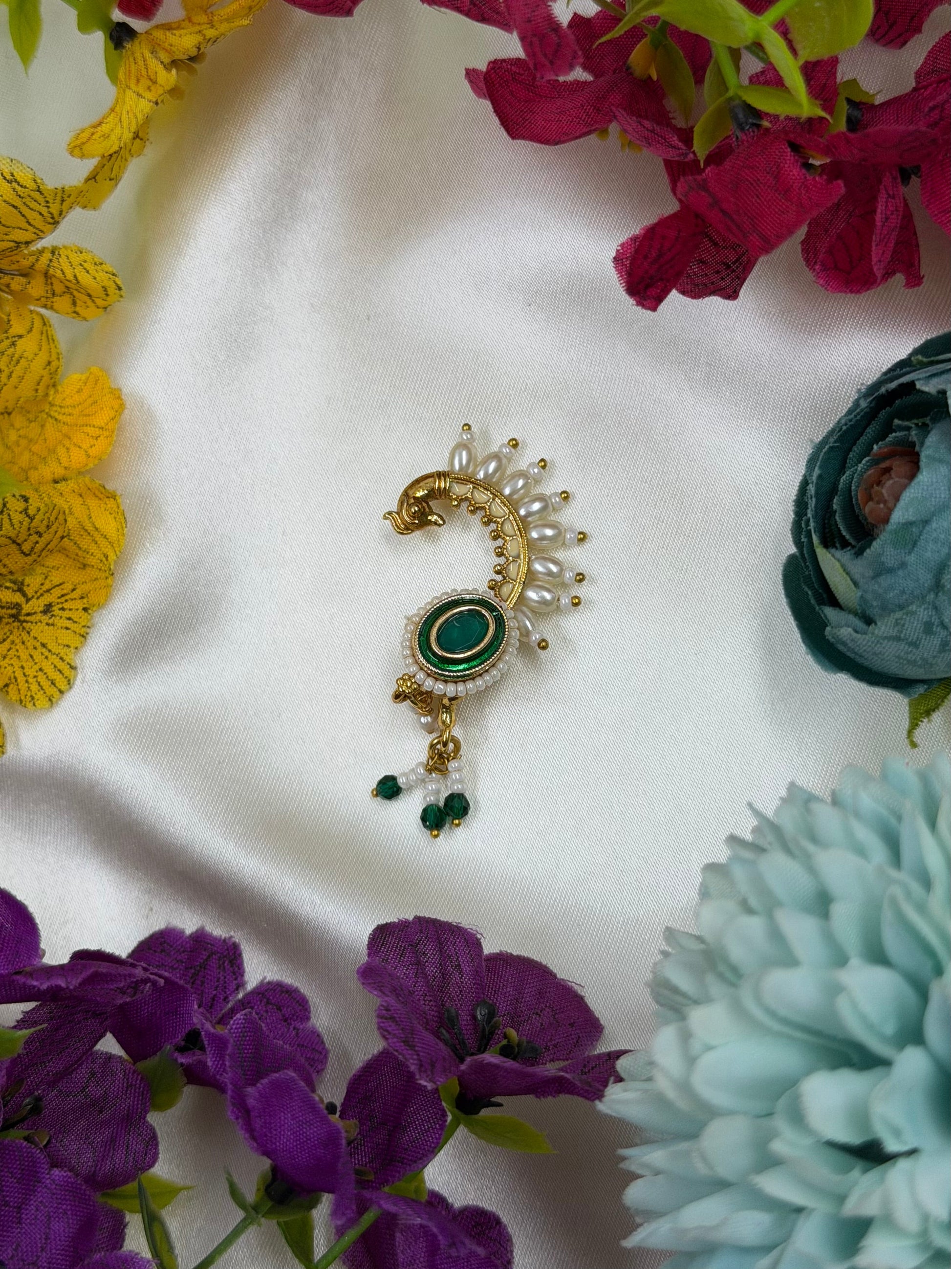 Kamla Nose Ring close-up view