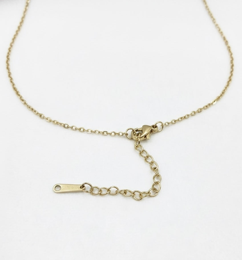 Sun Chain Pendant worn styled with traditional outfit
