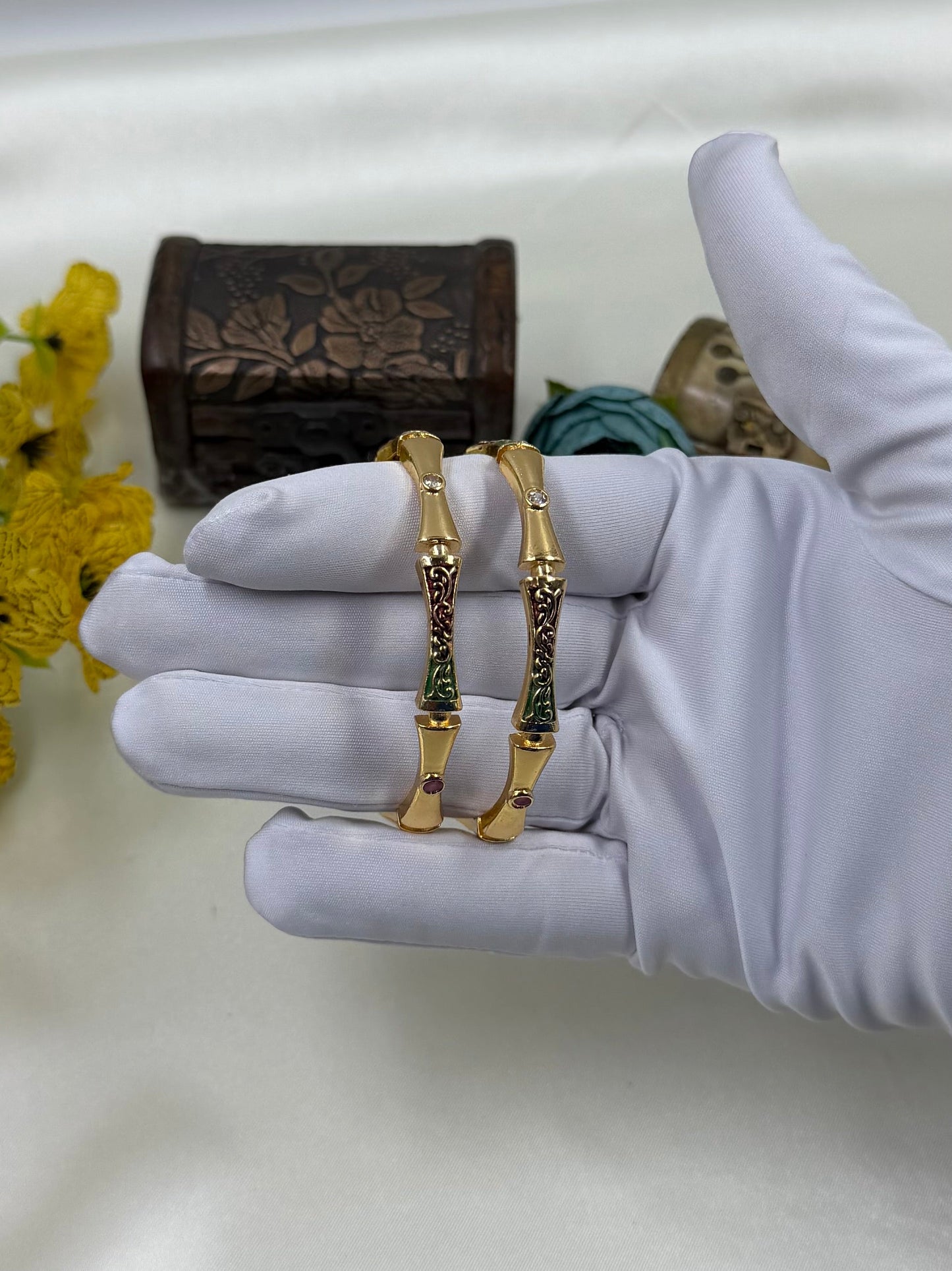 Siya Gold Bangles