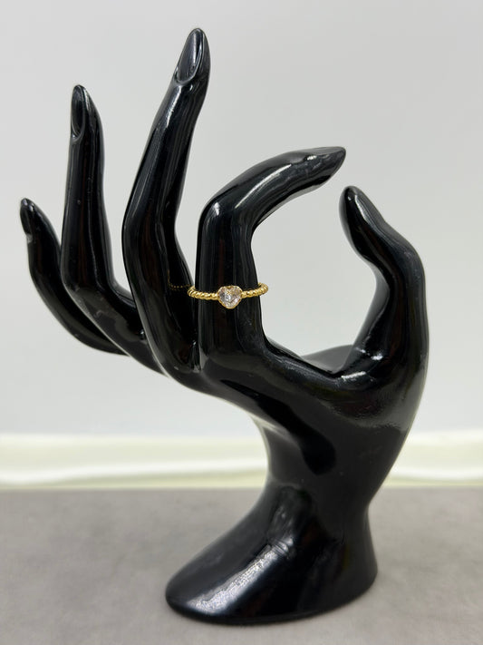 Sophia Finger Ring worn styled with traditional outfit