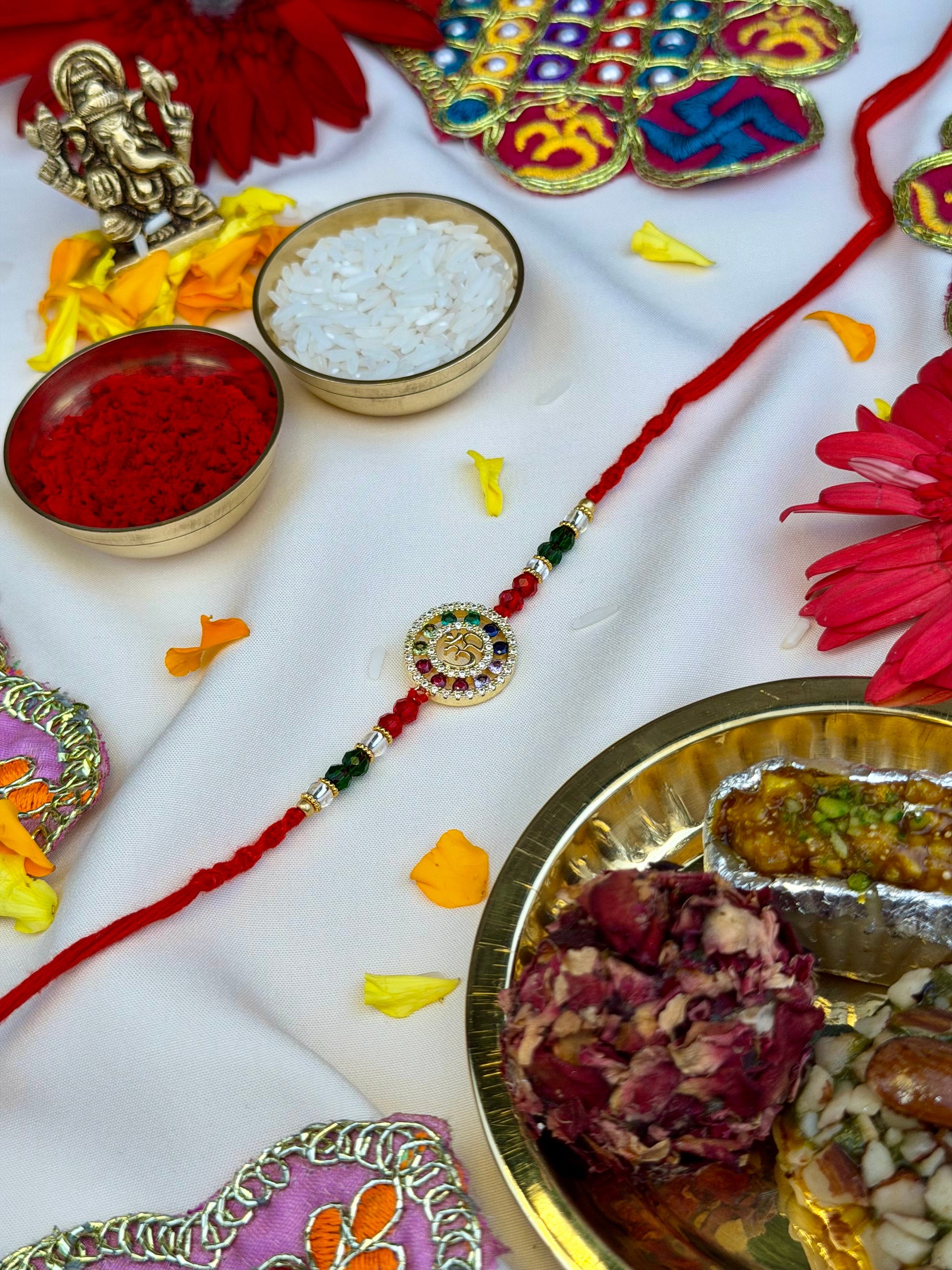 Divine Rakhi close-up view