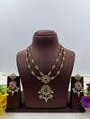 Pihu Victorian Necklace Set close-up view