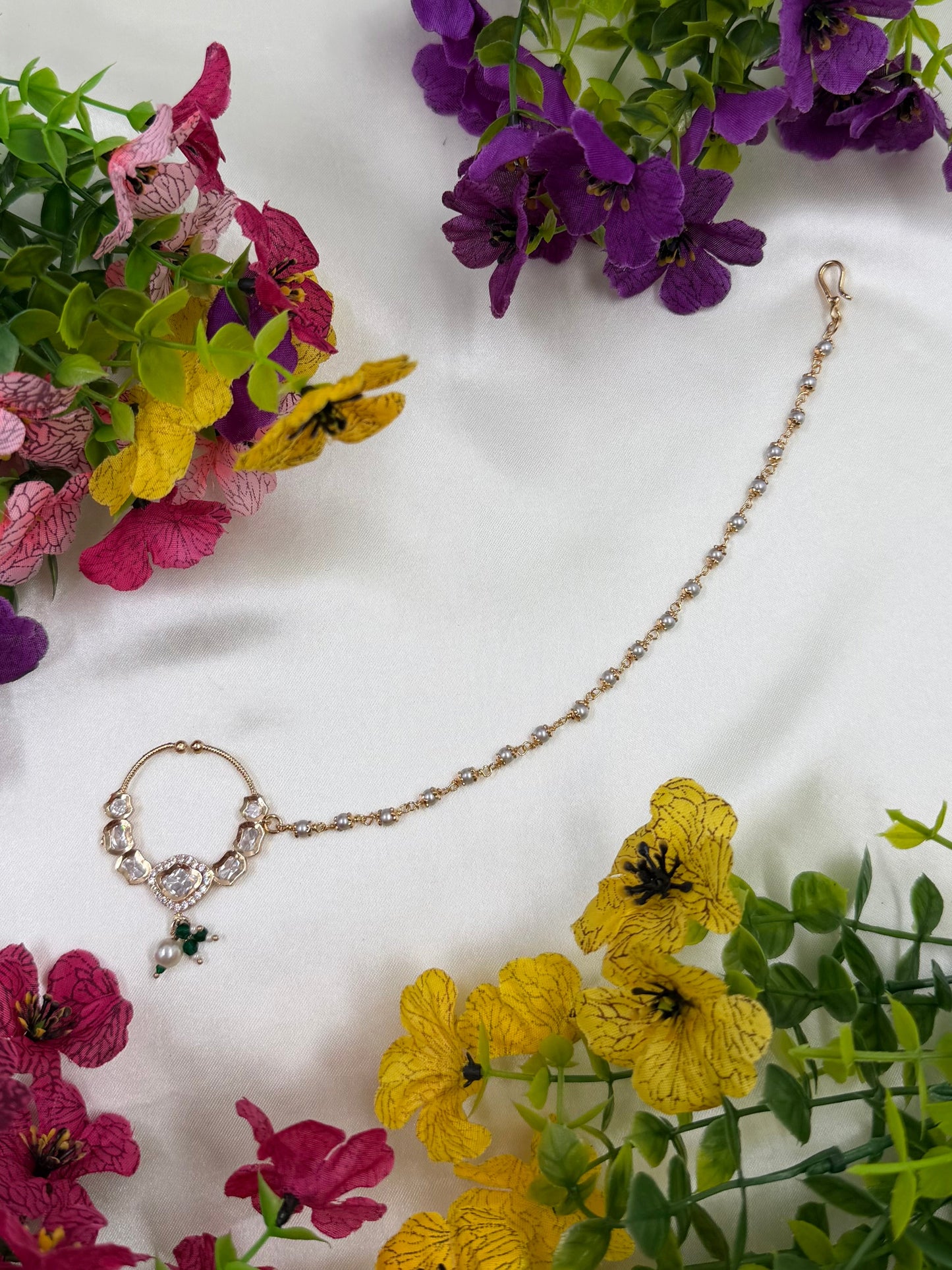 Vidhi Moissanite Nose Ring