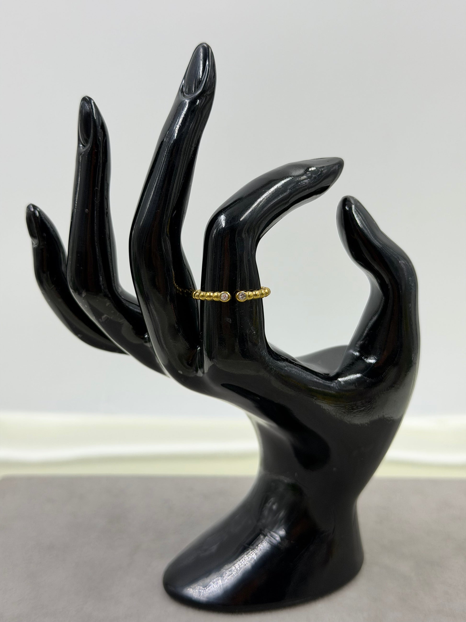 Flora Finger Ring worn styled with traditional outfit