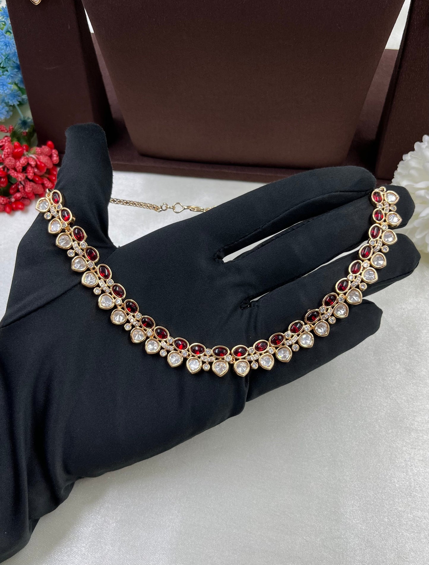 Mayuri Moissanite Delicate Necklace