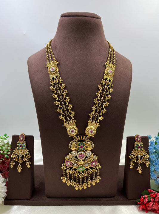 Aditi Heritage Long Necklace Set