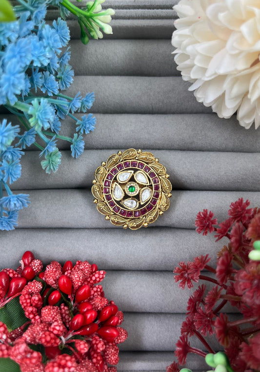 Rajwadi Finger Ring
