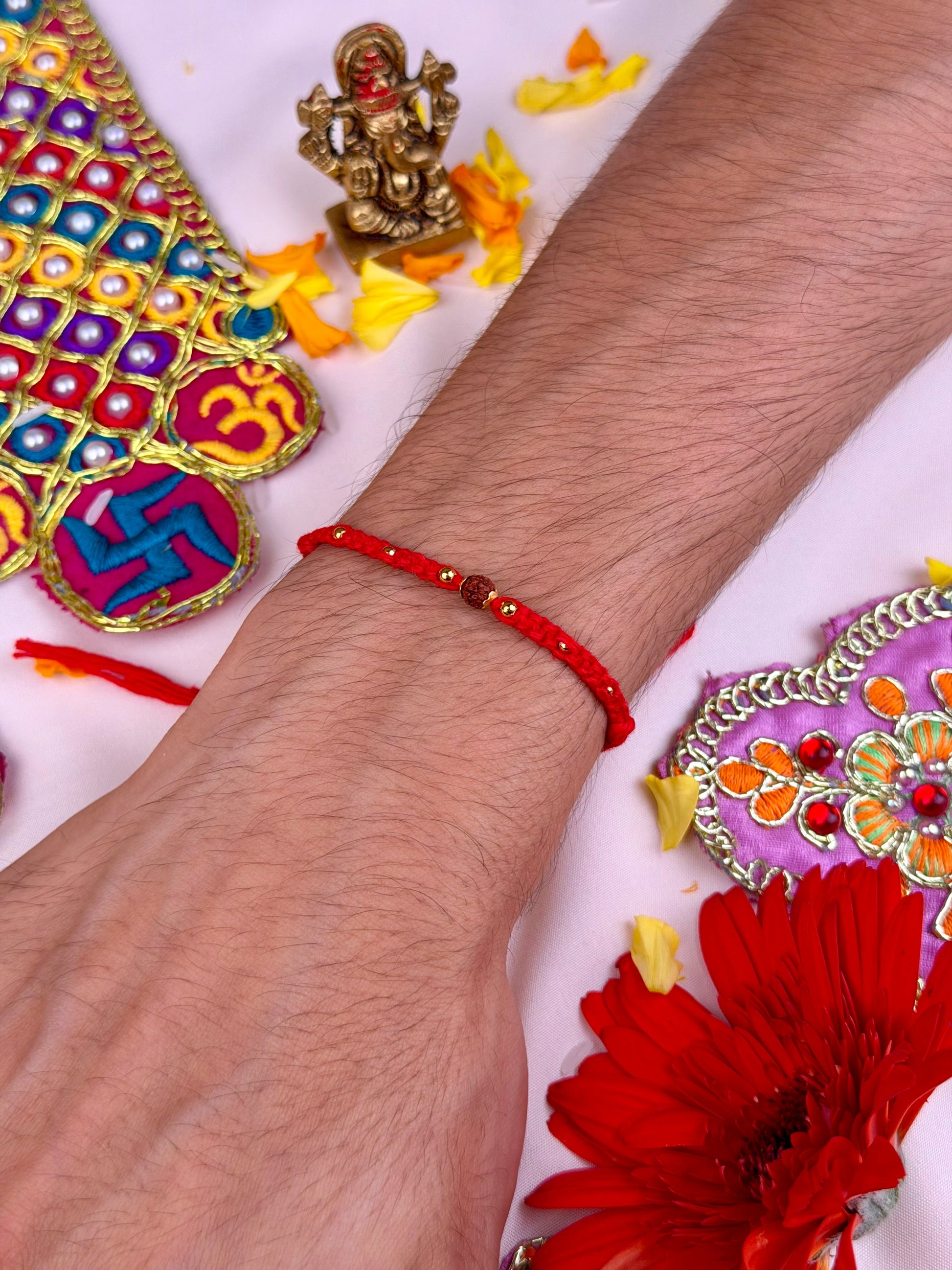 Mahadev Rakhi close-up view