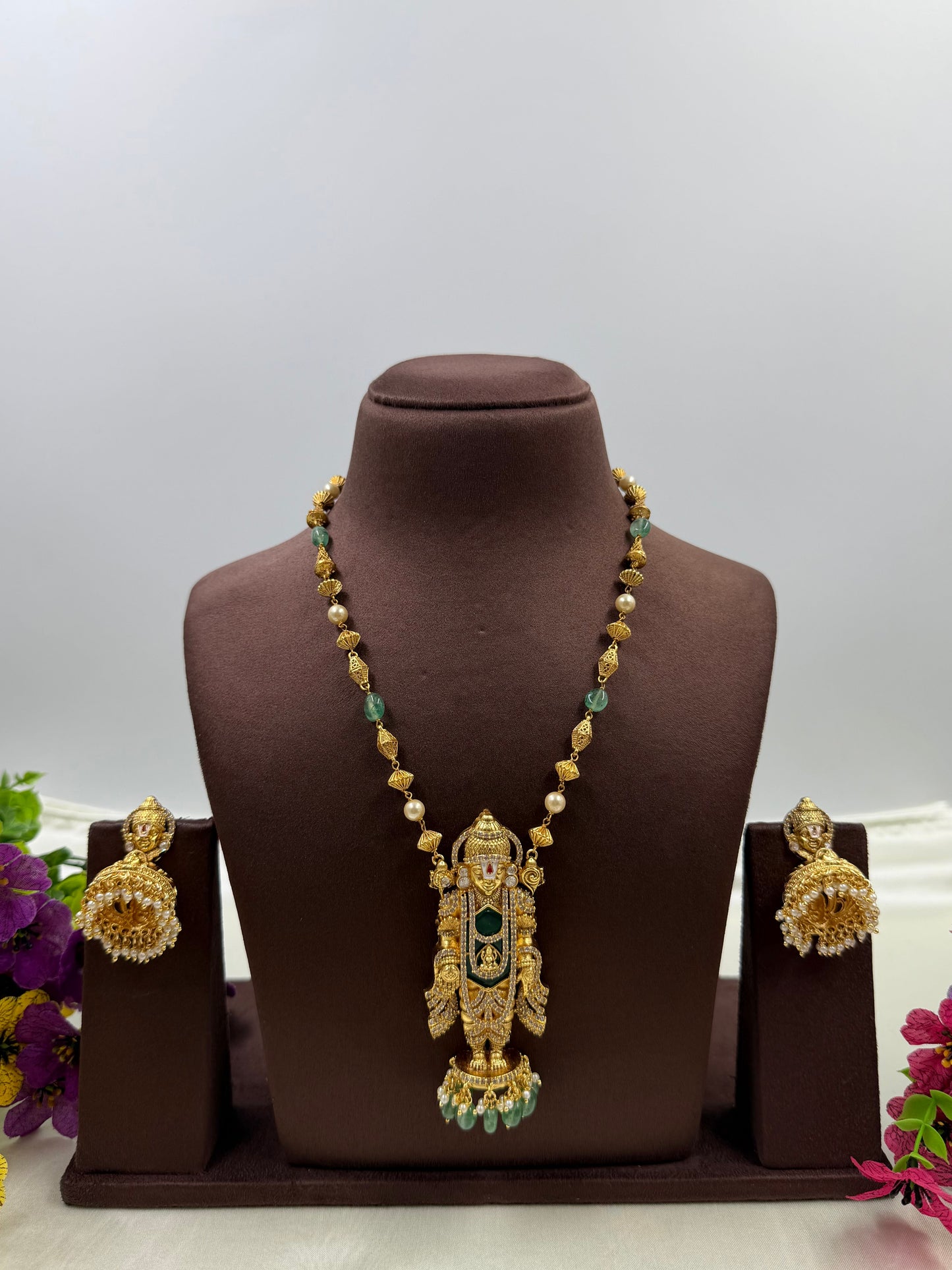Sridevi South Indian Temple Necklace