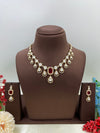 Tarabai Kundan Necklace Set close-up view