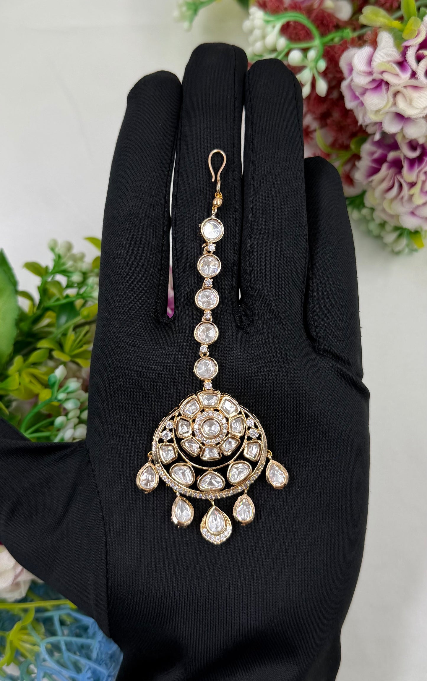 Alisha Moissanite Mang Tika