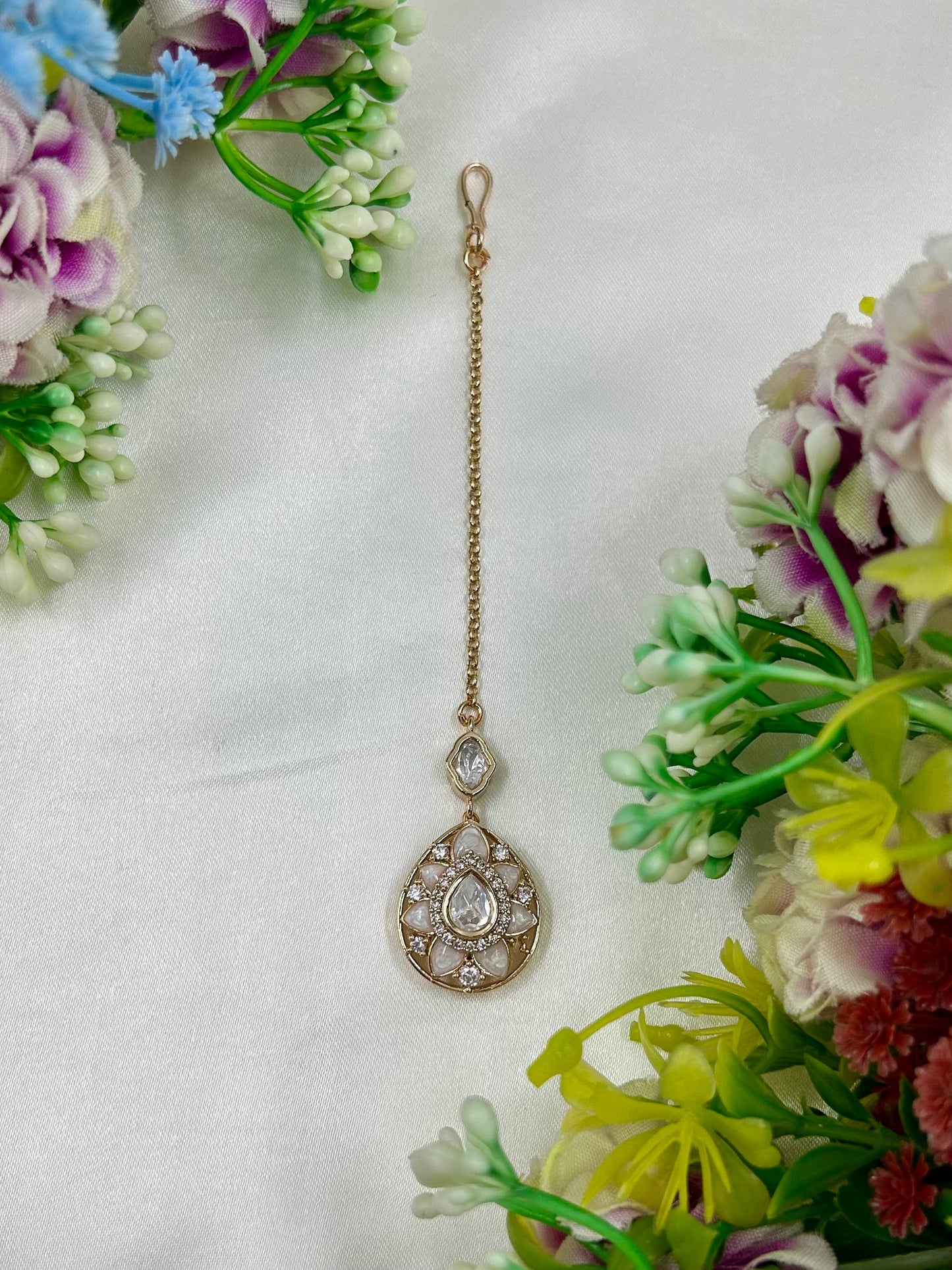 Taniya Moissanite Mang Tika