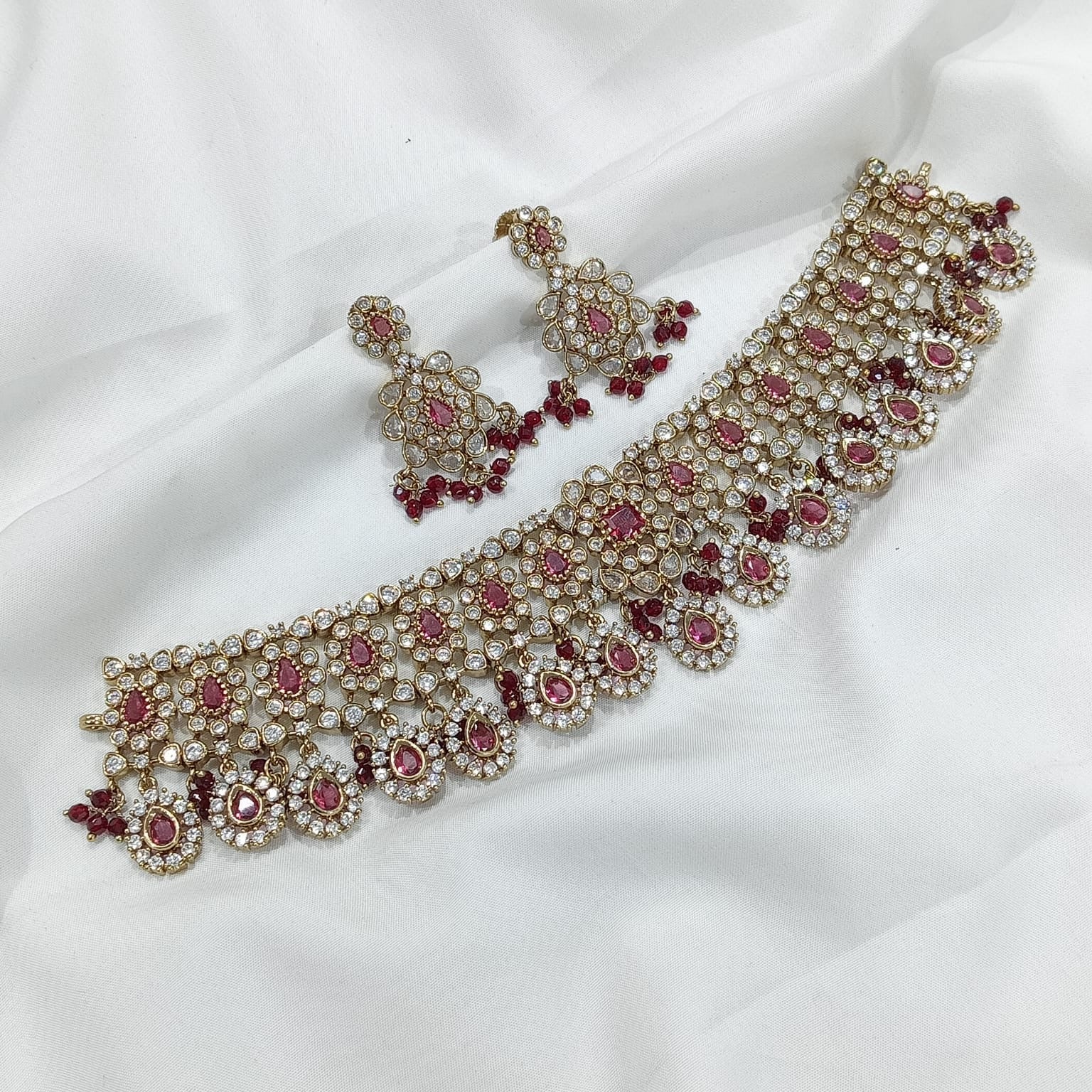 Jewellery worn styled with traditional outfit