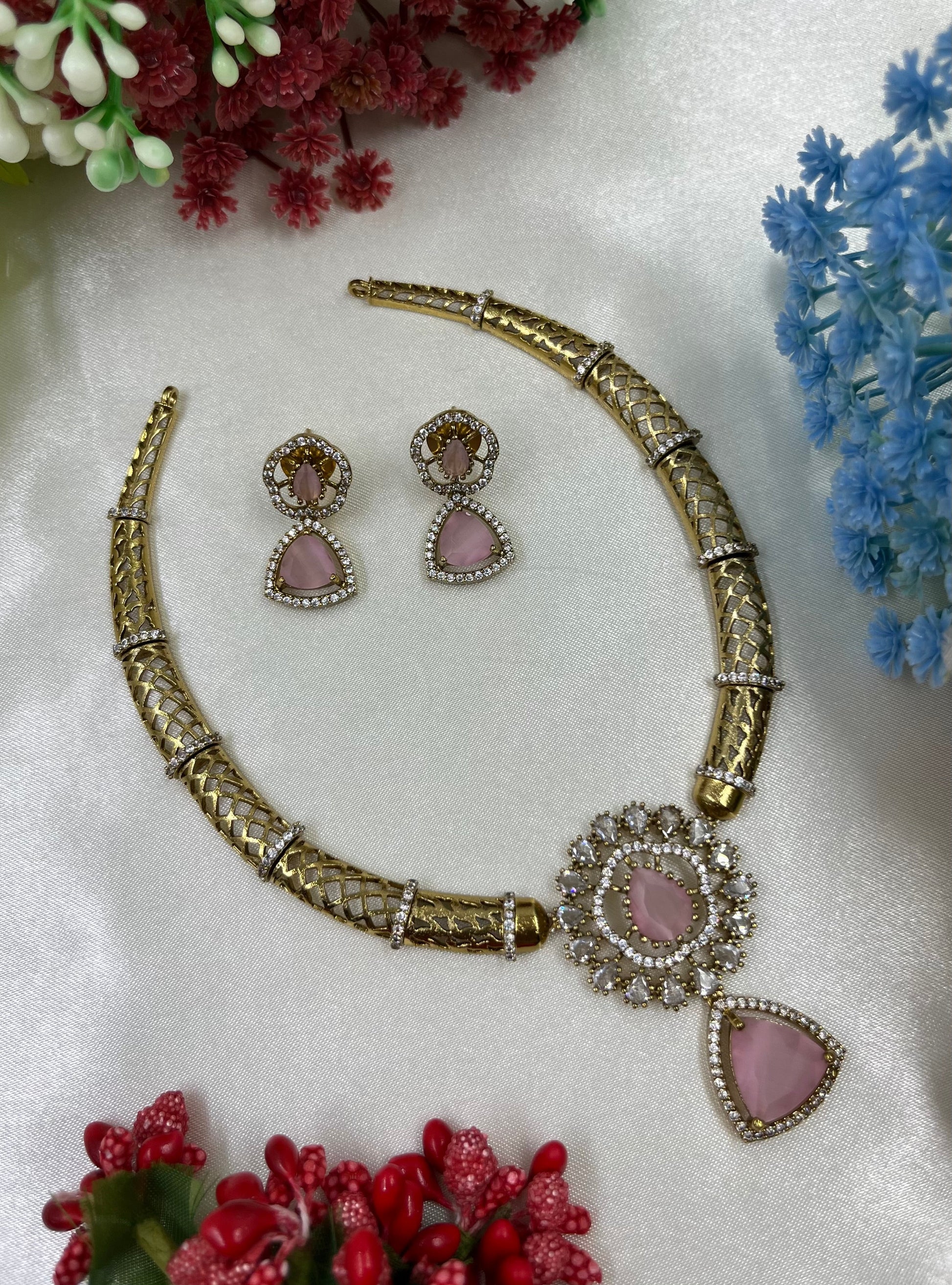 Jewellery worn styled with traditional outfit