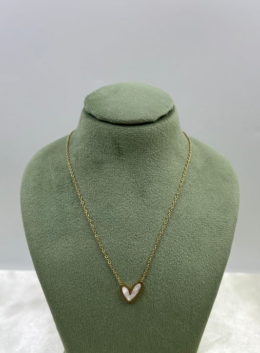 Marble Chain Pendant worn styled with traditional outfit