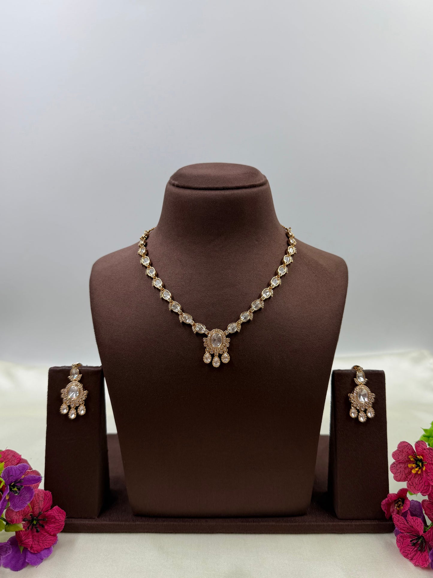 Rutika Moissanite Delicate Necklace