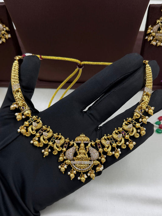 Multi Necklace Set detail shot showing intricate work