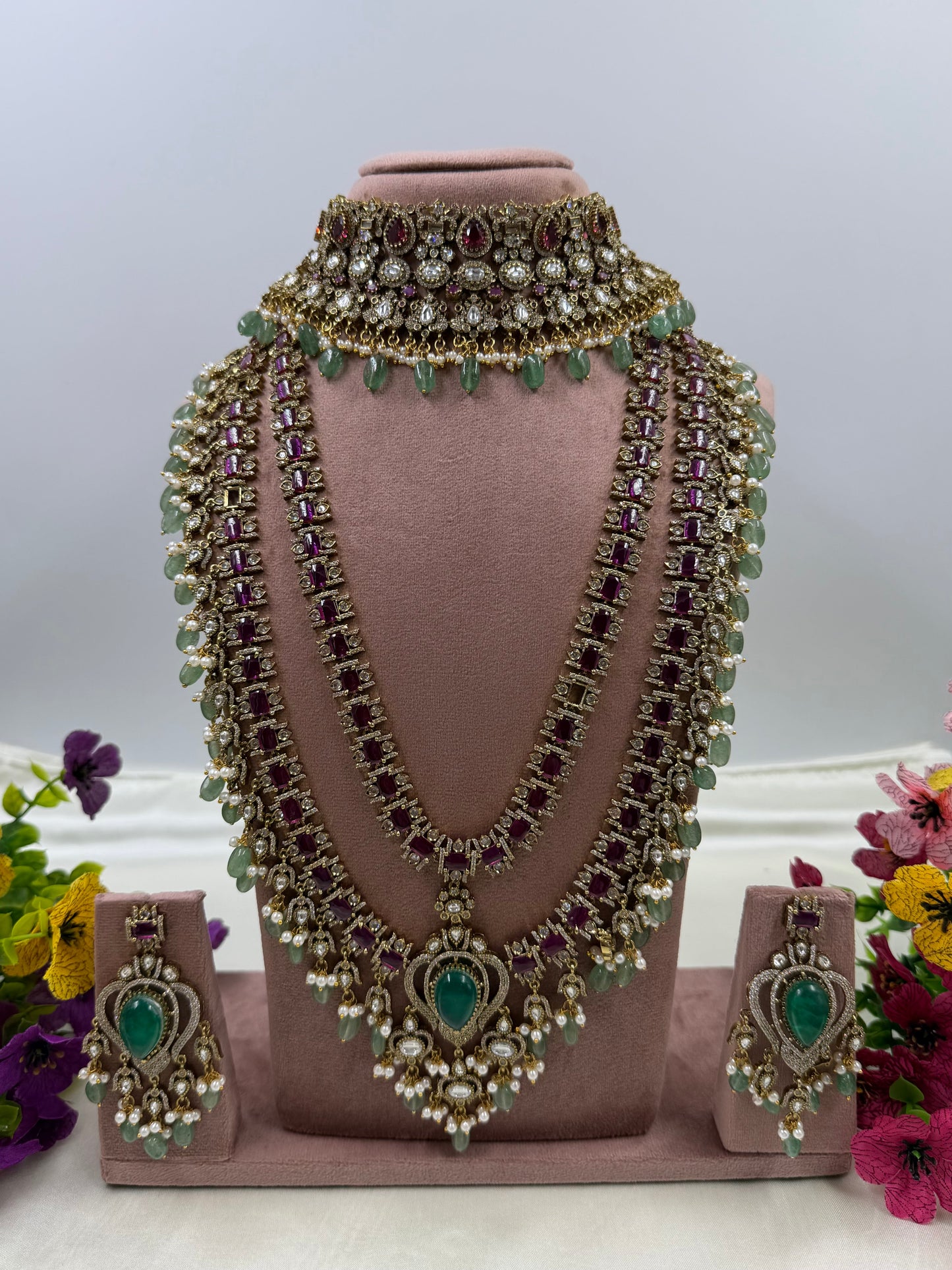 Varsha Victorian Traditional Premium Combo Set