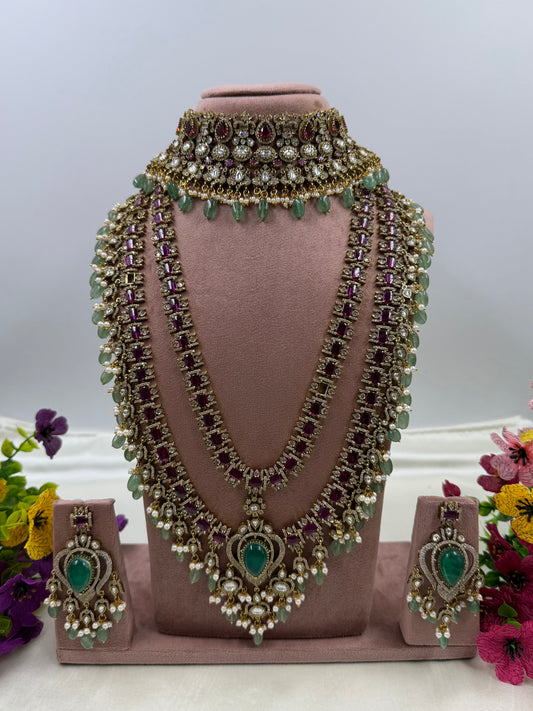 Varsha Victorian Traditional Premium Combo Set