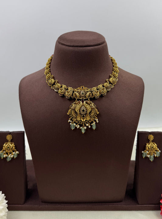 Sravani Necklace Set full product photo on plain background