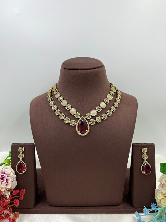 DOUBLE LAYERED VICTORIAN NECKLACEt