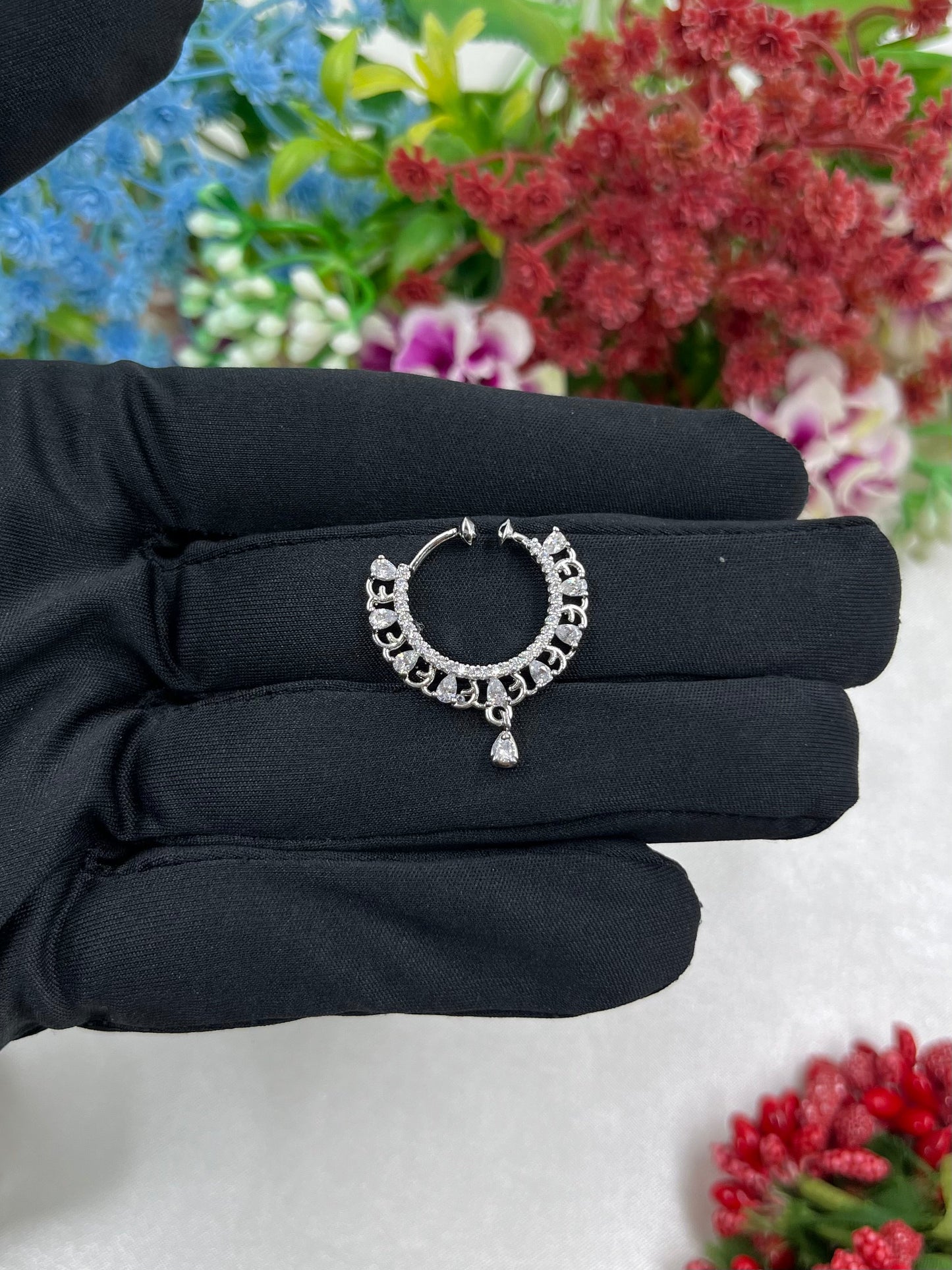 Lily American Diamond Nose Ring