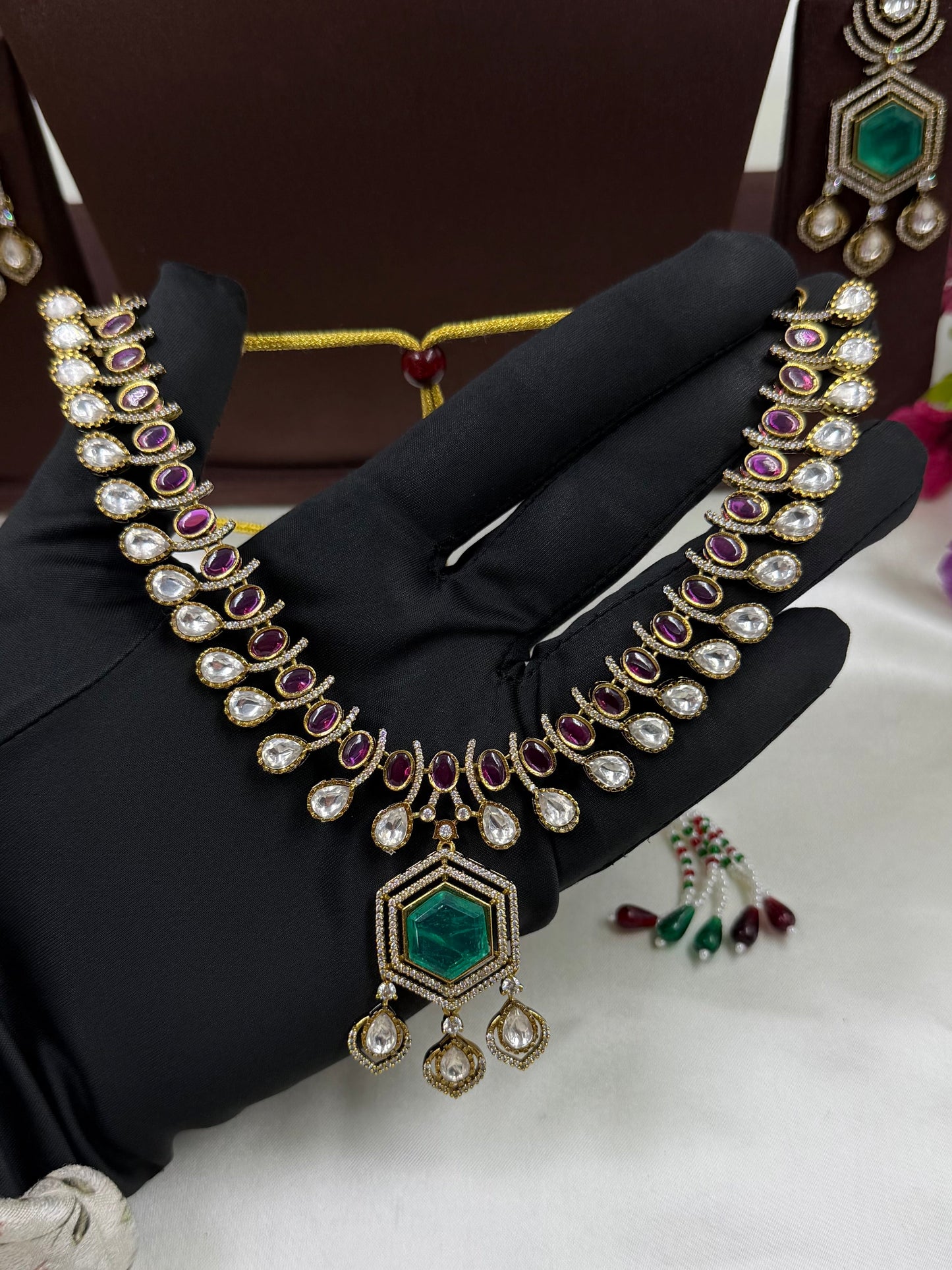 Sneha Victorian Necklace