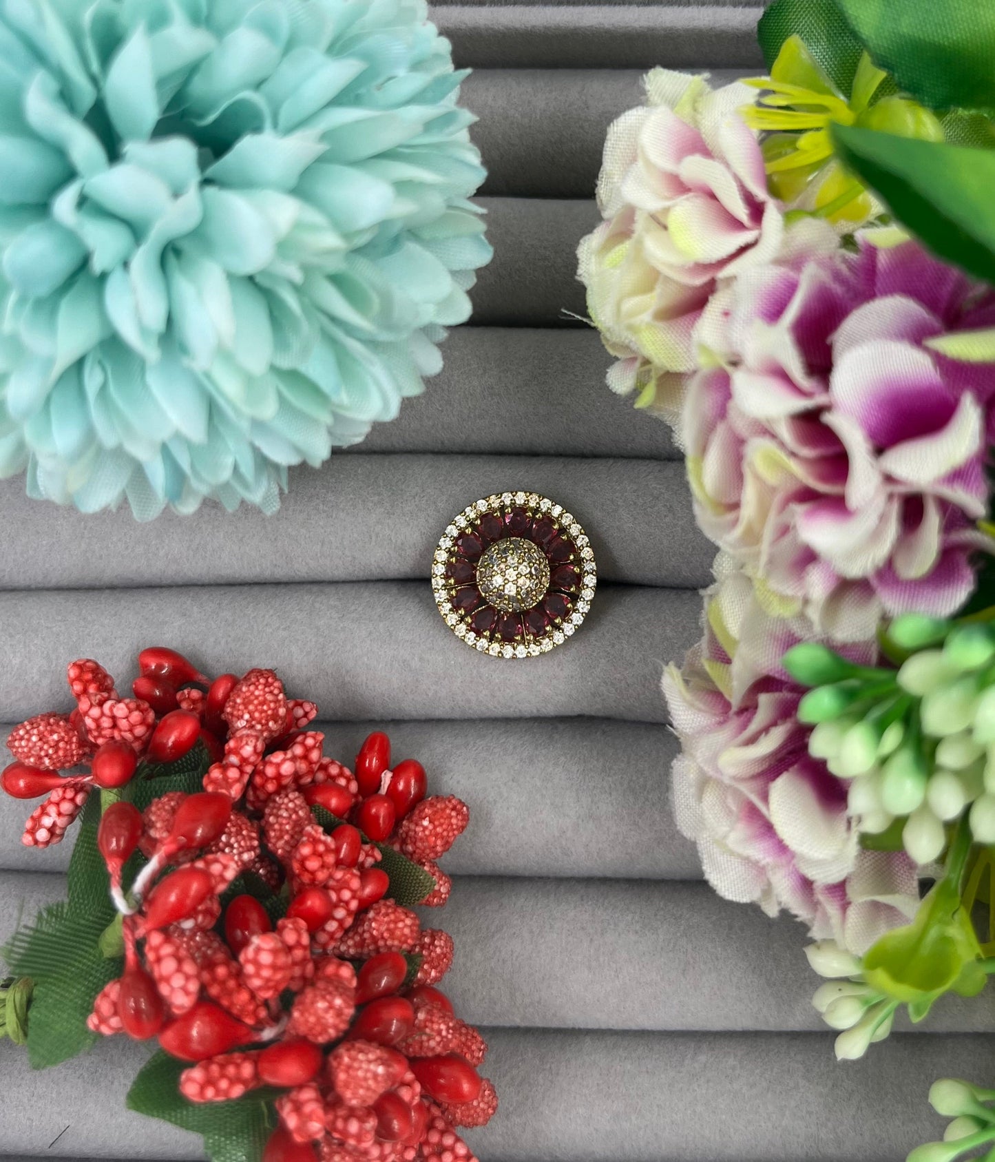 Flower Victorian Finger Ring